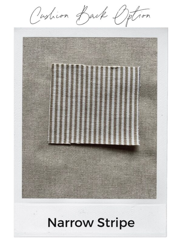 Bee Print Cushion on Natural Flax Linen - Image 6