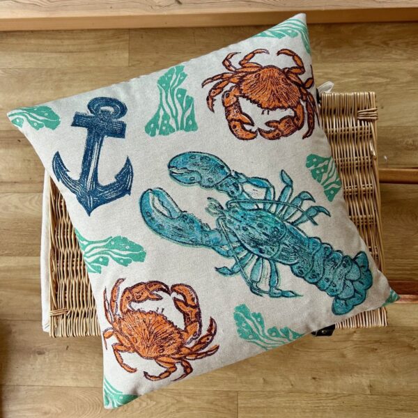 Rockpool Print Square Cushion