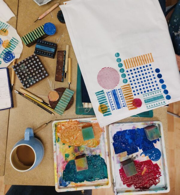 Linocut for Textiles - Cambridge Art Makers - Image 6