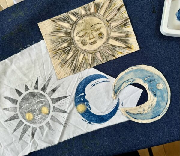 Linocut for Textiles - Cambridge Art Makers - Image 7