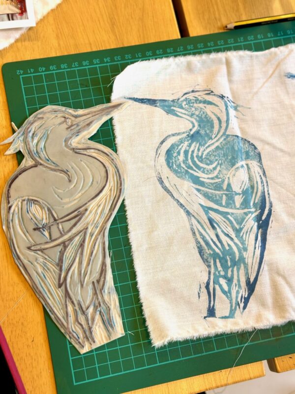 Linocut for Textiles - Cambridge Art Makers - Image 8