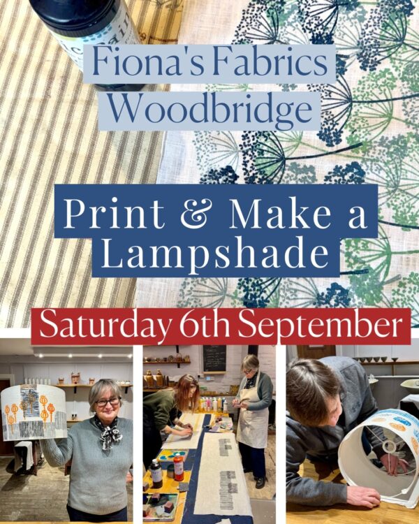 Print & Make a Lampshade Workshop - Woodbridge