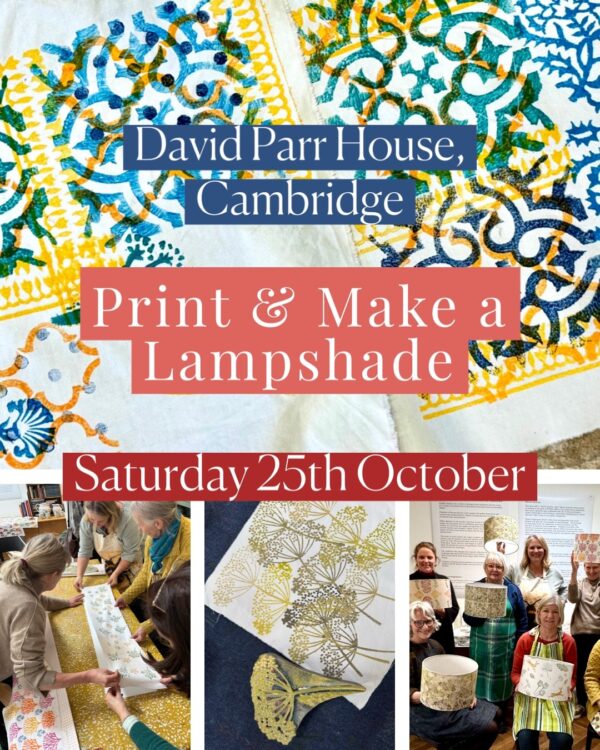 Print & Make a Lampshade Workshop - David Parr House, Cambridge