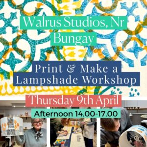 Print and Make a Lampshade Afternoon 9th May
