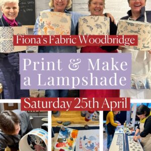 Print and Make a Lampshade Workshop, Saturday 25th April, Woodbridge