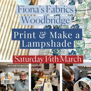 Print & Make a Lampshade Workshop - Woodbridge 14th March