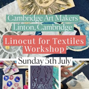 Linocut for Textiles - Cambridge Art Makers, Sunday 5th July